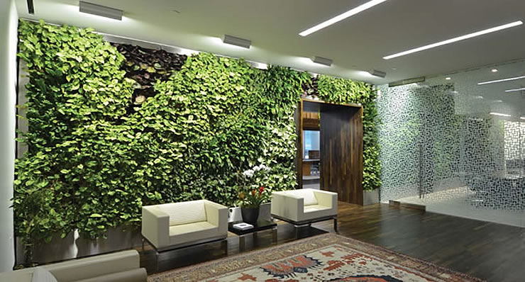 green walls vertical planting system
