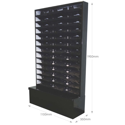 Green Wall Cabinet Without Plants