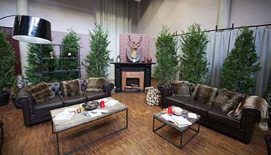 Event Plant Hire - Setting the scene is our specialty - Theming - casual nida conifer lodge theme