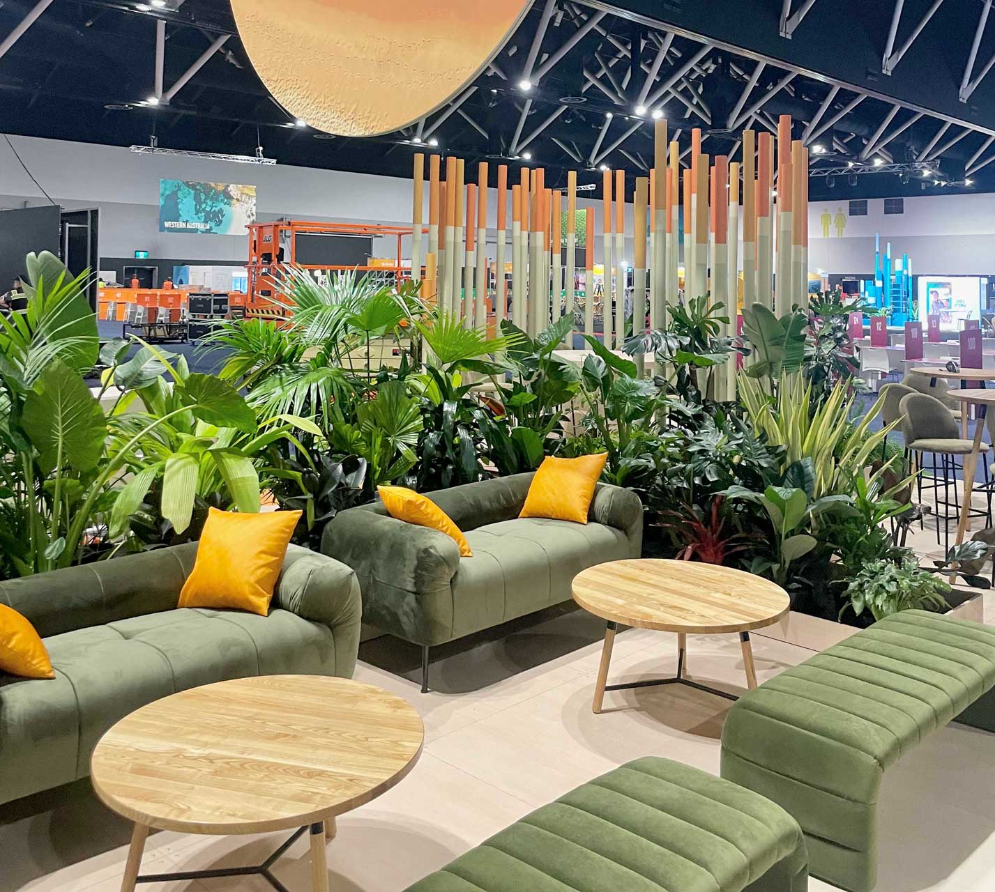 Indoor event plant hire